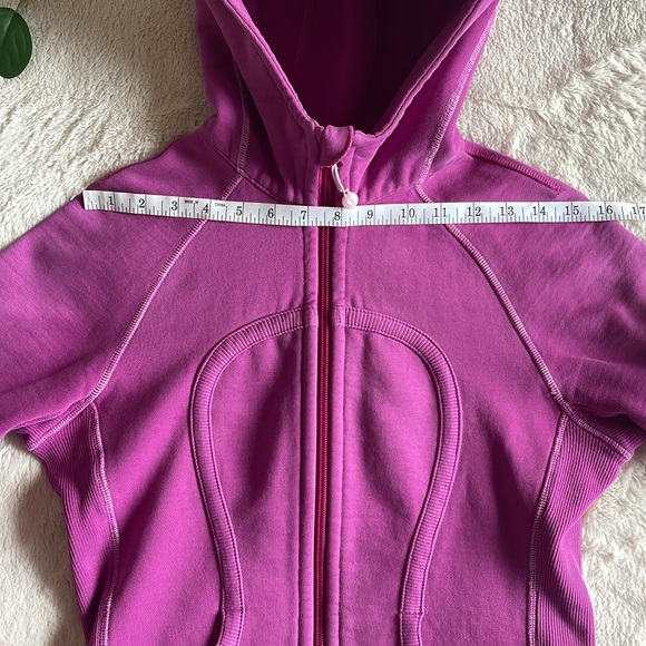 LULULEMON Pink/Purple Scuba Full Zip Hoodie Size 6 - Picture 8 of 12